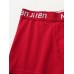 4Pcs Mens Seamless Cotton Underwear Logo Waistband Red Boxers With Pouch