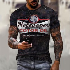 Men's Casual Short Sleeve Graphic Tops HE1307-02-04