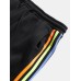 Mens Side Stripe Pocket Drawstring Jogger Pants