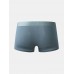 Mens Cotton Seamless Breathable Antibacterial Solid Home U Convex Pouch Boxers